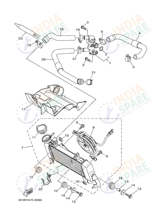 RADIATOR & HOSE